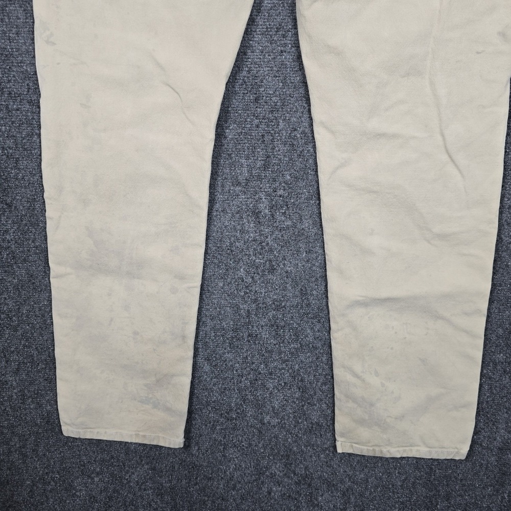 Huckberry Flint And Tinder Pants Mens 34x32 Mason Canvas Double Knee Distressed - Picture 11 of 13